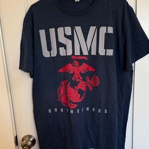 USMC Navy Blue Graphic T-Shirt